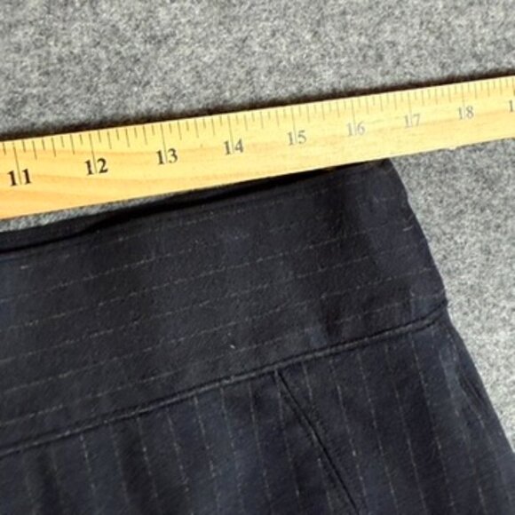 Spanx Womens Perfect Pant Slim Straight Ponte Knit Navy Stripe Sz 1x Tall Comfy - Picture 8 of 12